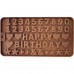 Mal voor Chocolade Cijfers Happy Birthday